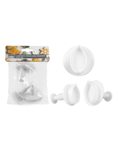 Set de 3 Emporte-Pièces Poussoir Noël