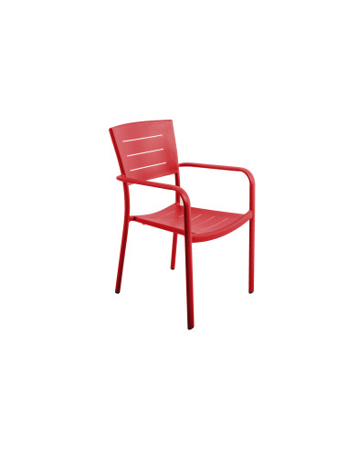 Fauteuil INARI Piment Aluminium