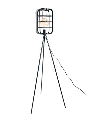 Lampadaire Métal Noir XL H140cm