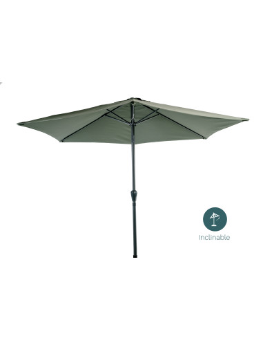 Parasol 3M Incliné Kaki Ø38MM /Alu