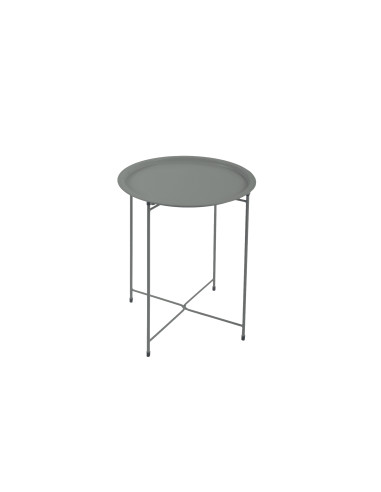 Table Appoint Ø46 Gris souris / ACIER