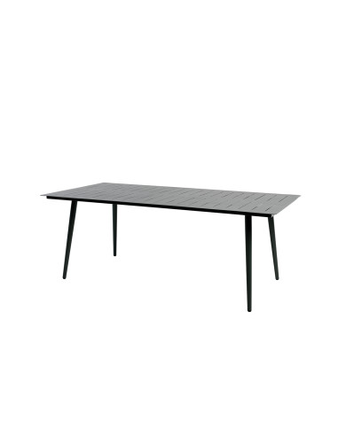 TABLE 8PERS 200X100CM INARI CARBONE /ALU