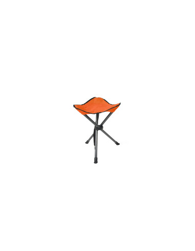 TABOURET PLIANT MANDARINE POLYES/ACIER