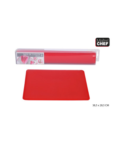 Tapis De Cuisson Silicon Rouge