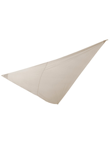 Voile d'Ombrage Triangulaire 5x5x5m - Couleur Beige