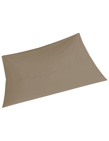 Voile Ombrage Rectangle 3x4m Taupe