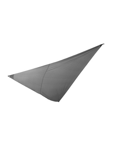 Voile Ombrage Triangle 3x3x3m Gris Foncé