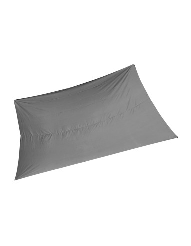 Voile Ombrage Rectangle 2x3M Gris Foncé