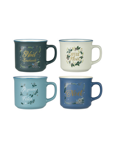 MUG NOEL 38CL PORCELAINE